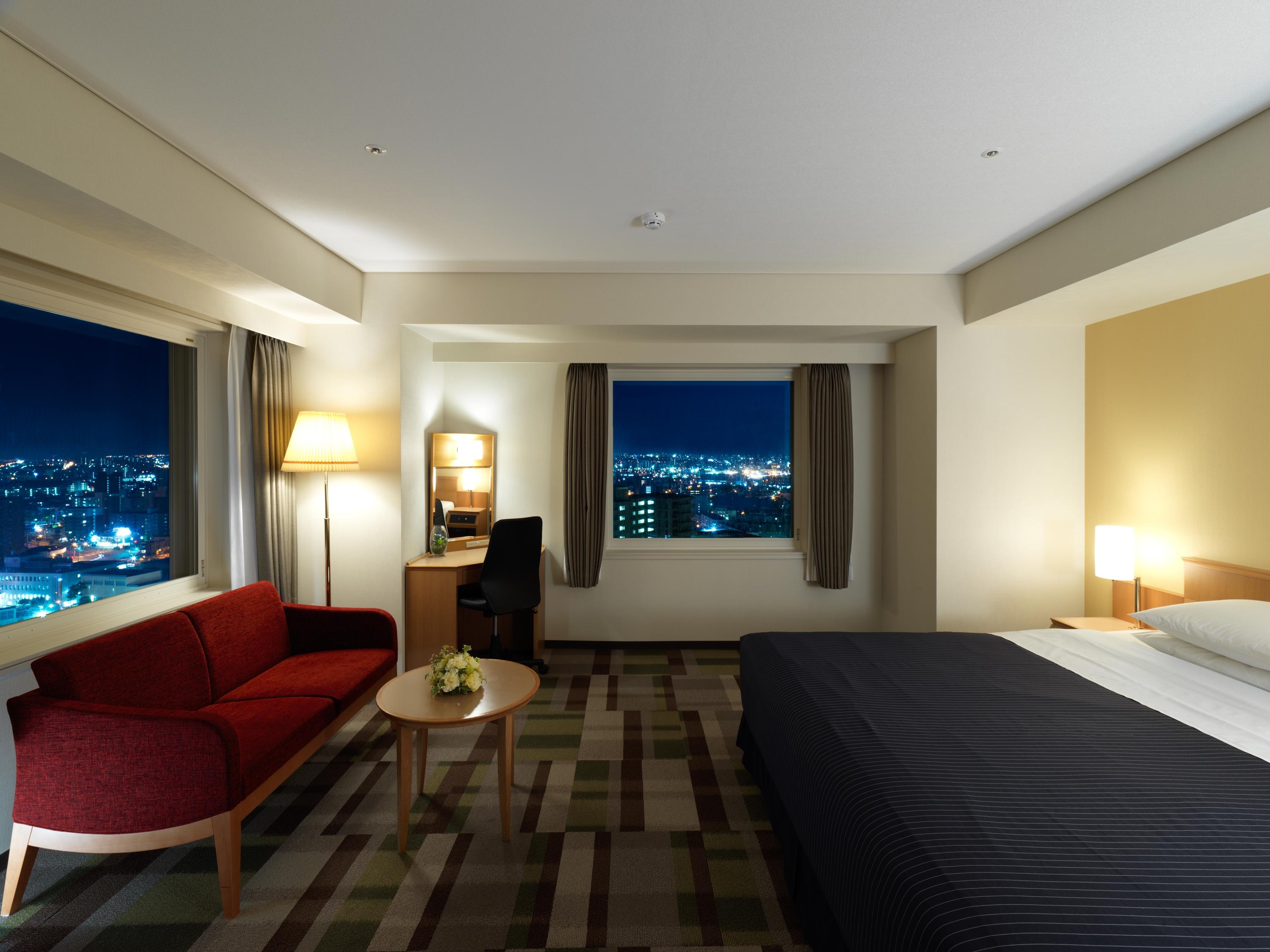 Hotel Emisia Sapporo Exteriör bild Deluxe room