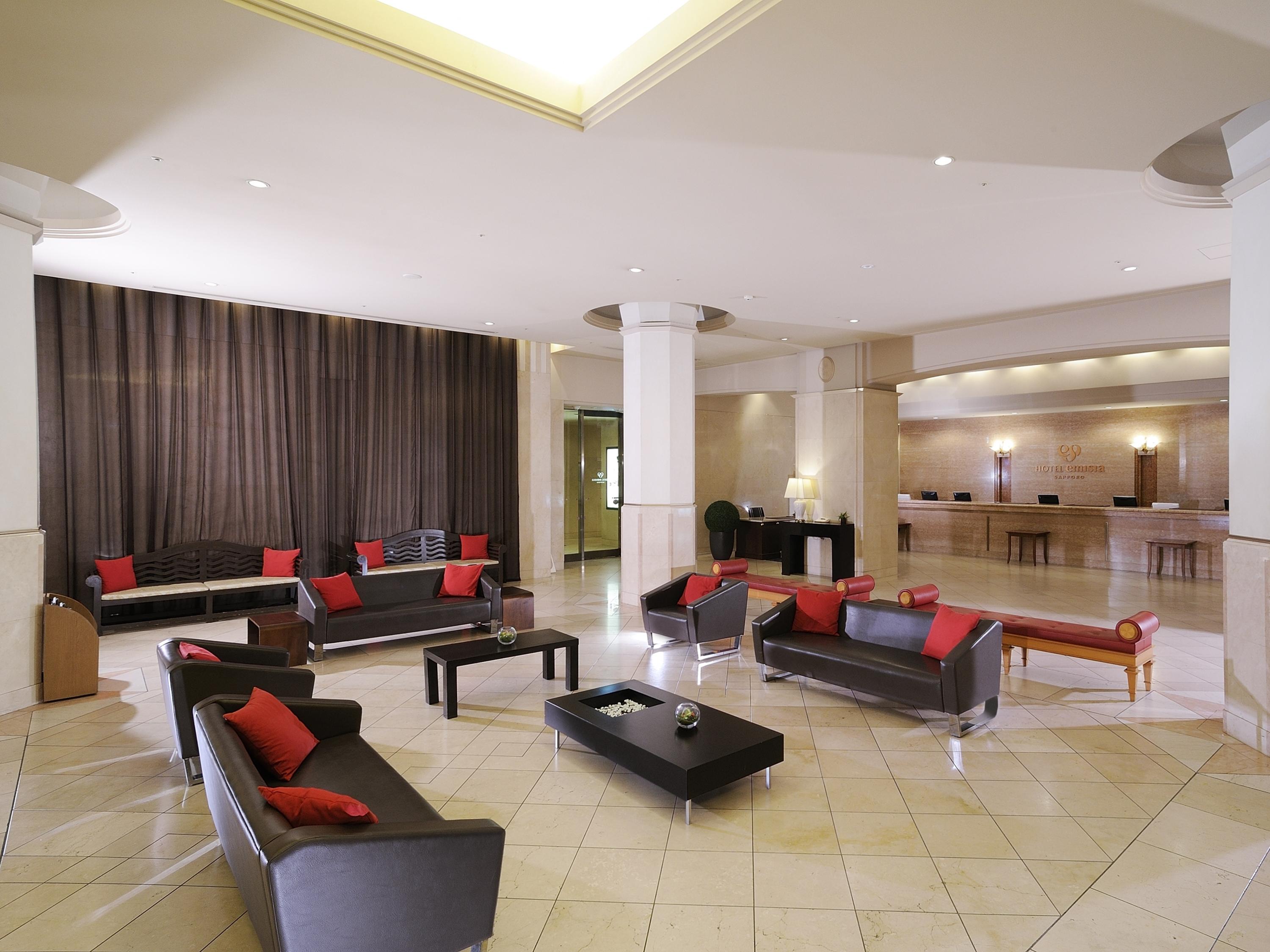Hotel Emisia Sapporo Exteriör bild The lobby of the hotel