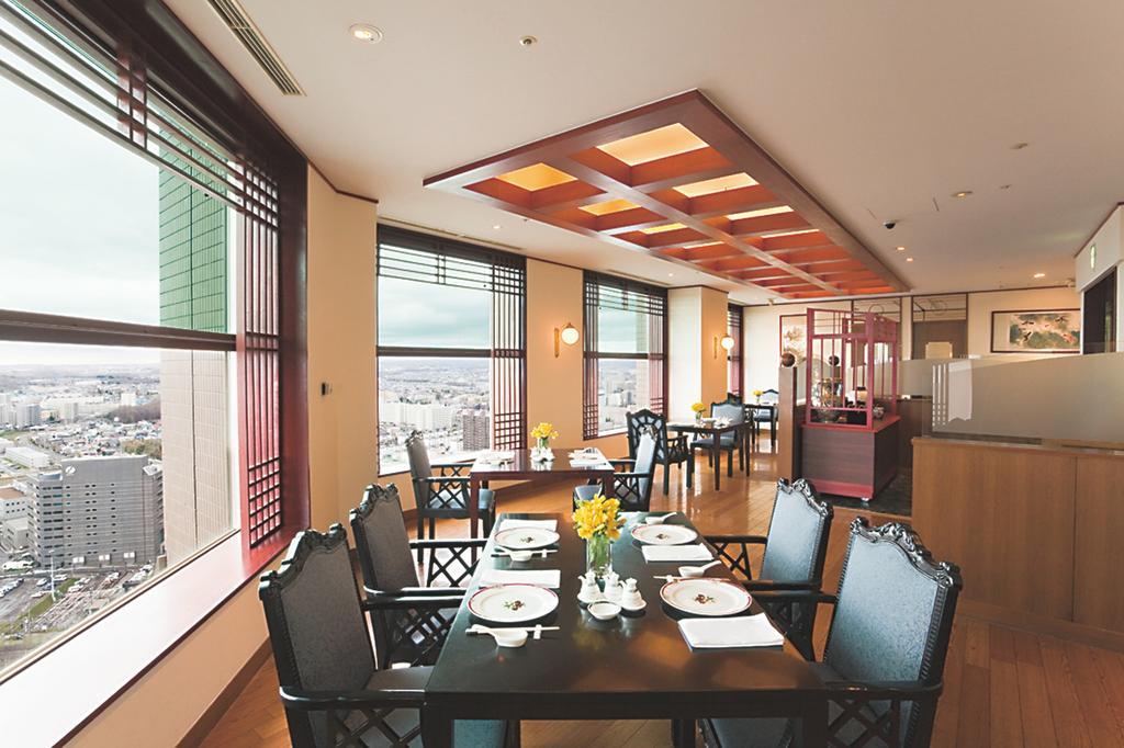 Hotel Emisia Sapporo Exteriör bild Restaurant
